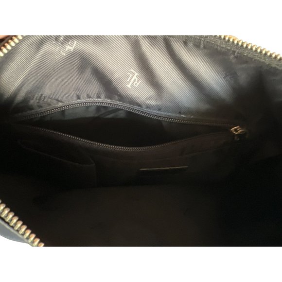 RL RALPH LAUREN Black Nylon Hobo Tote Bag - Picture 6 of 14